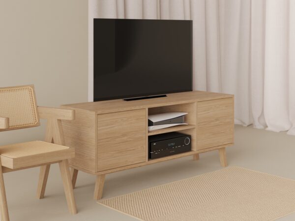 Drevený TV stolík, 150 cm