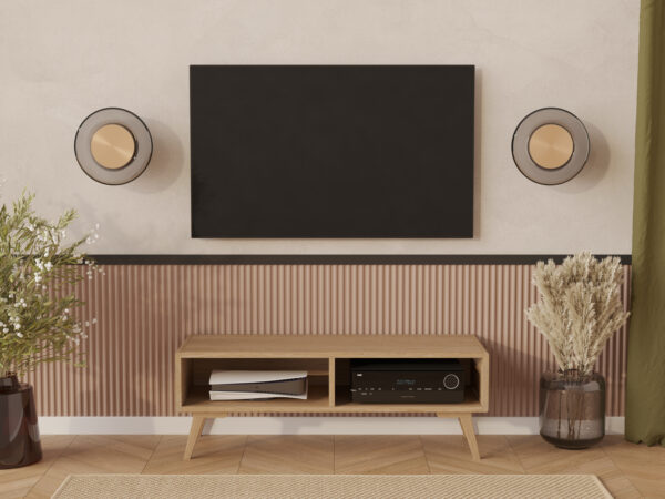 Moderný kompaktný TV stolík, 120 cm