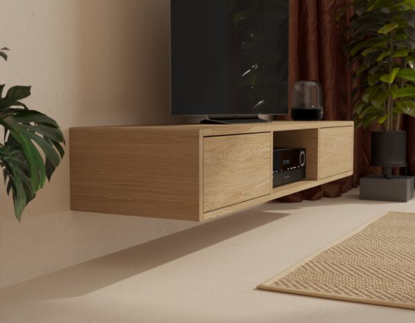 Moderný závesný TV stolík, 150 cm